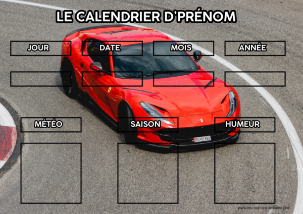 calendrier voiture – Image 3