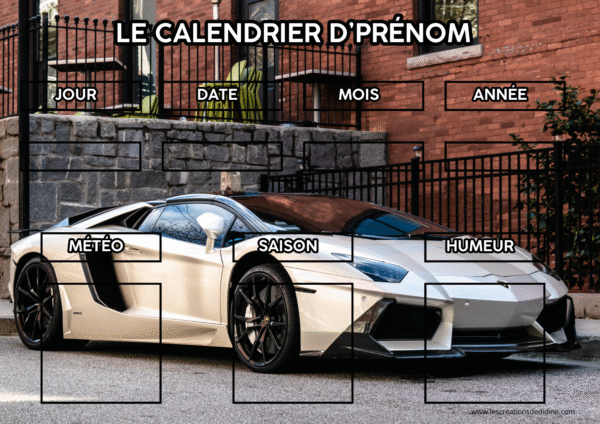 calendrier voiture – Image 2
