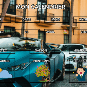 calendrier voiture
