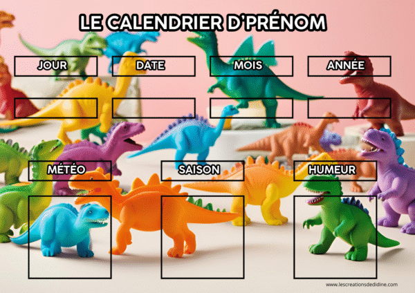 calendrier dinosaure – Image 4
