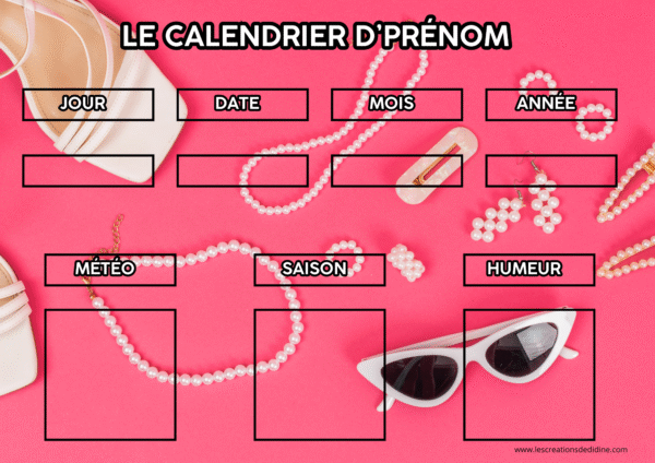 calendrier barbie – Image 3