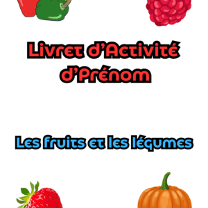 Livret sur les fruits et les légumes pour les moins de 3 ans