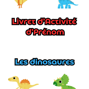 livret sur les dinosaures pour les 3 - 6 ans