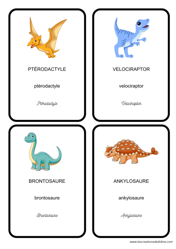 livret sur les dinosaures pour les moins de 3 ans – Image 6