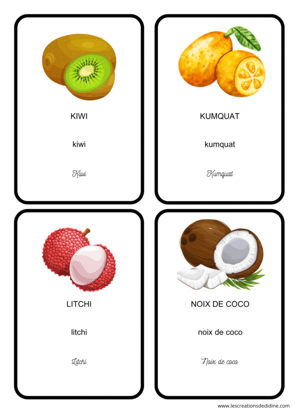 Livret sur les fruits et les légumes pour les moins de 3 ans – Image 9