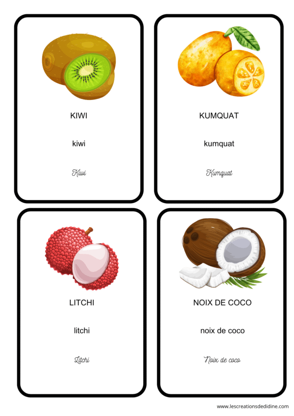 livret d'activité sur les fruits et les légumes pour les 3 - 6 ans – Image 7