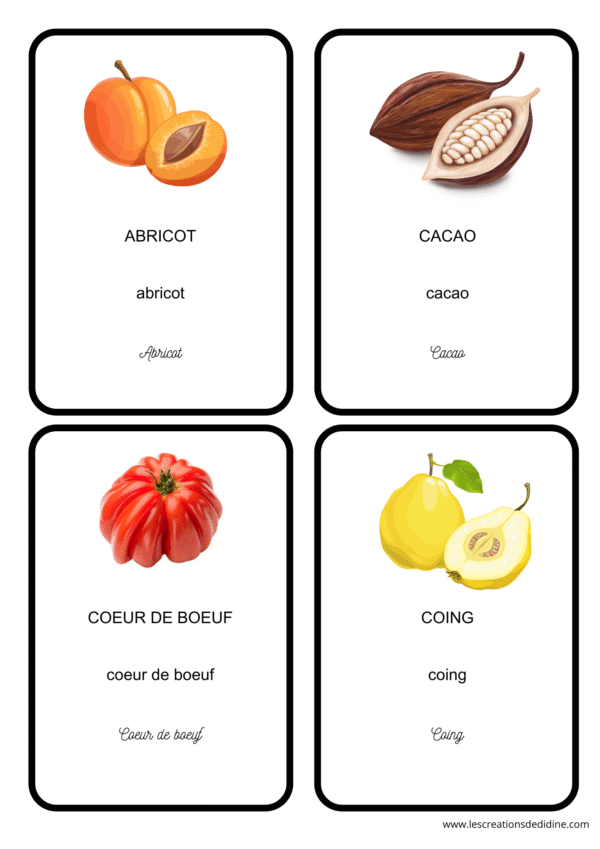 livret d'activité sur les fruits et les légumes pour les 3 - 6 ans – Image 6