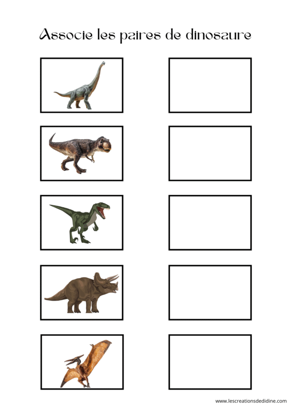 livret sur les dinosaures pour les moins de 3 ans – Image 3
