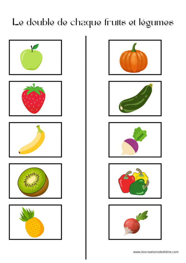 Livret sur les fruits et les légumes pour les moins de 3 ans – Image 11