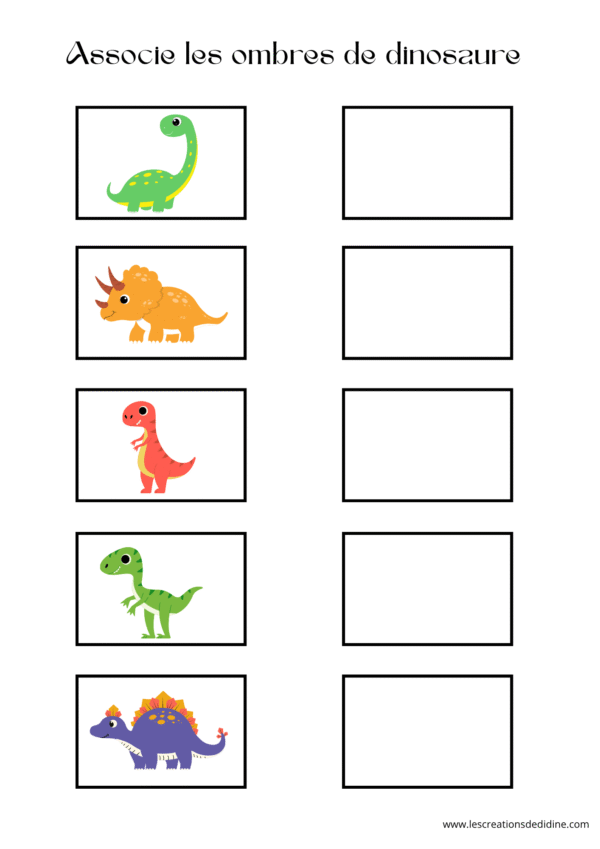livret sur les dinosaures pour les moins de 3 ans – Image 2