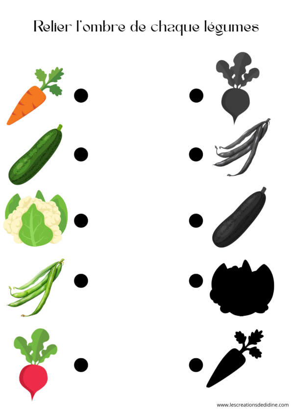 livret d'activité sur les fruits et les légumes pour les 3 - 6 ans – Image 3