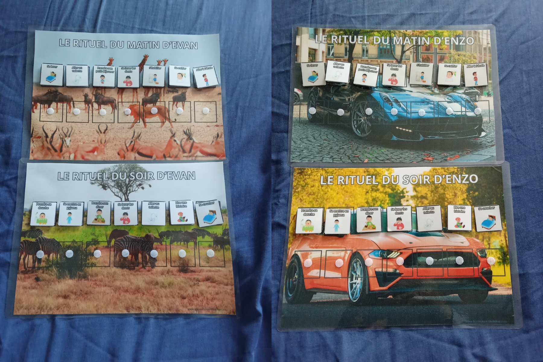 Rituel du matin et rituel du soir