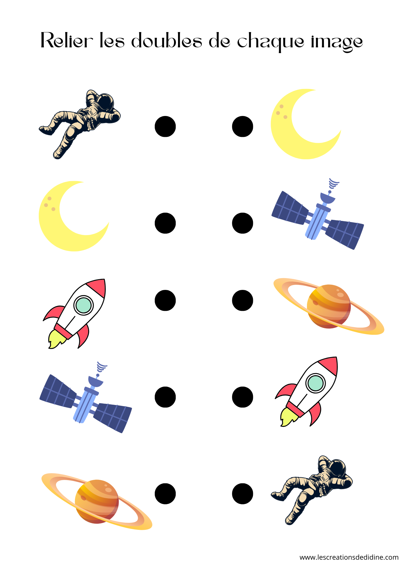 Livret d'activité sur l'espace pour les 3 - 6 ans – Image 5