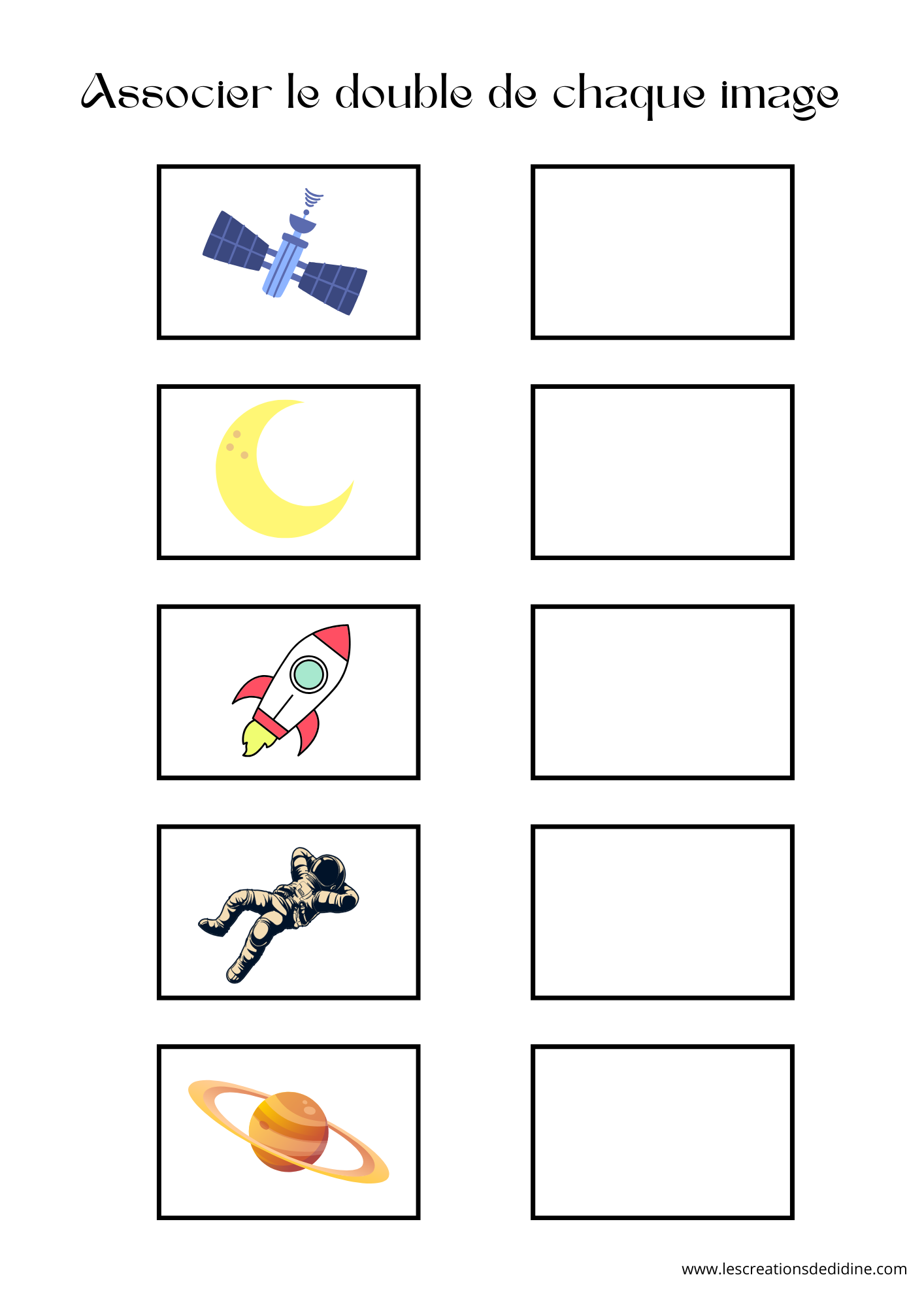 Livret sur l'espace pour les moins de 3 ans – Image 5