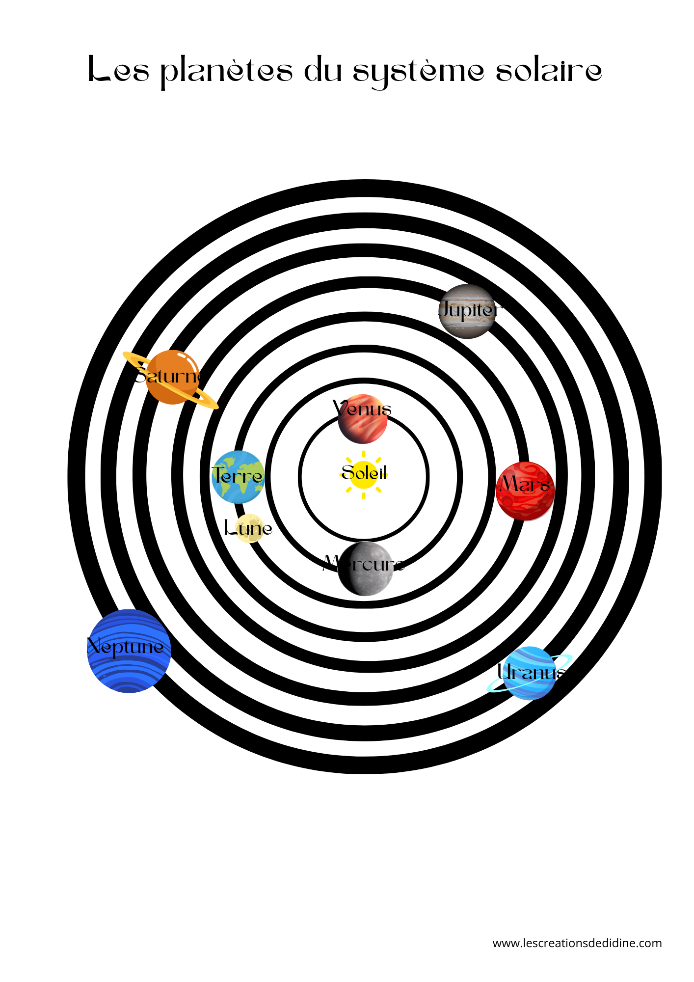 Livret d'activité sur l'espace pour les 3 - 6 ans – Image 3