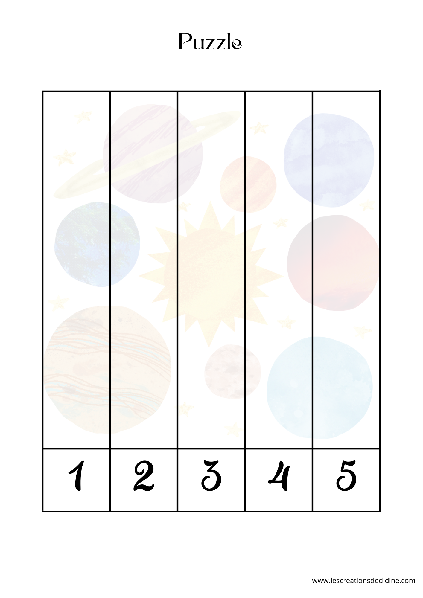 Livret sur l'espace pour les moins de 3 ans – Image 6